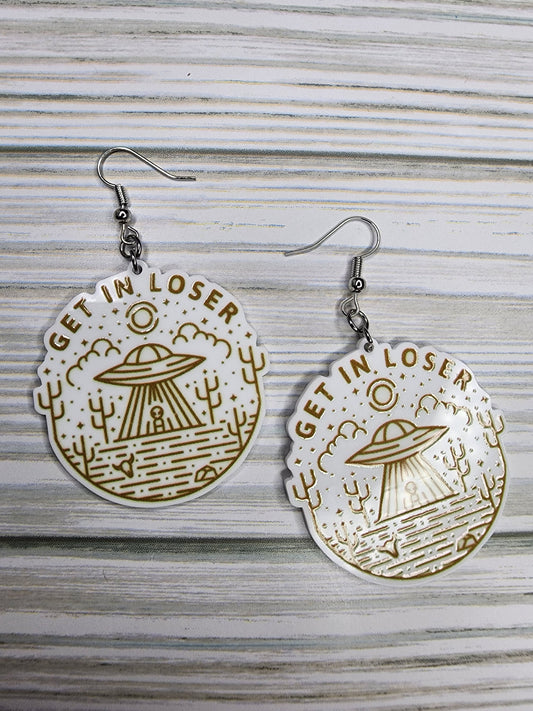 Funny, Sarcastic & Quirky Quote Earrings You Choose