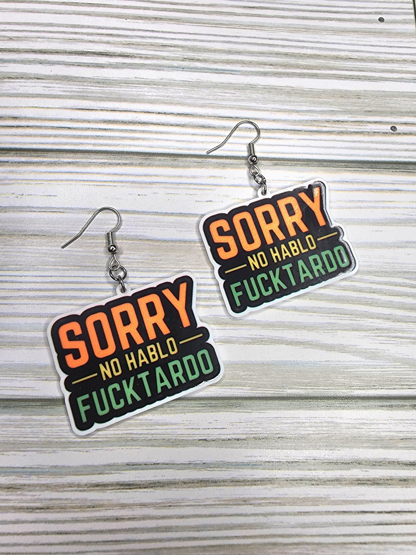 Funny, Sarcastic & Quirky Quote Earrings You Choose