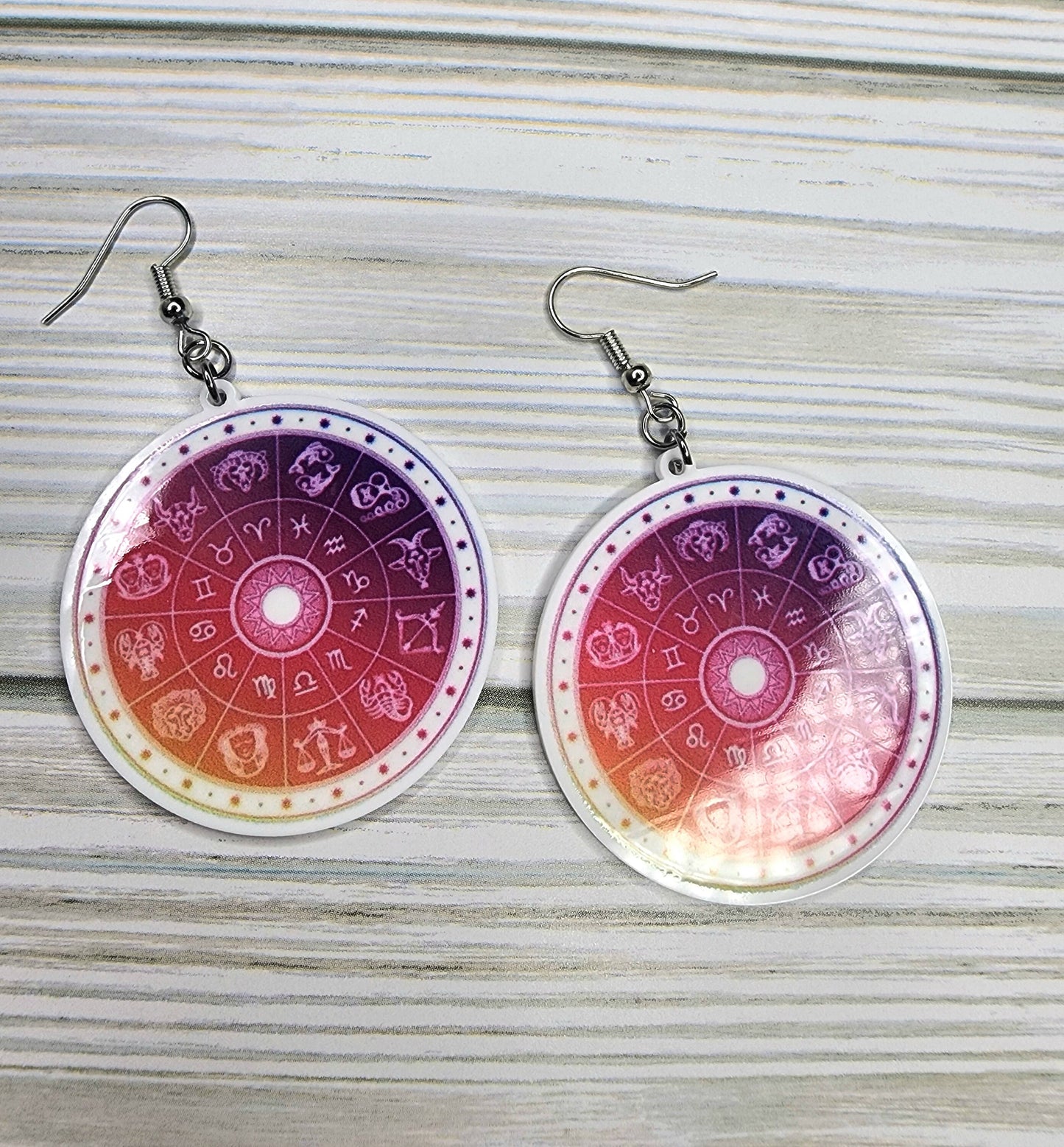 Minimalist Tarot Zodiac Girl Earrings You Choose