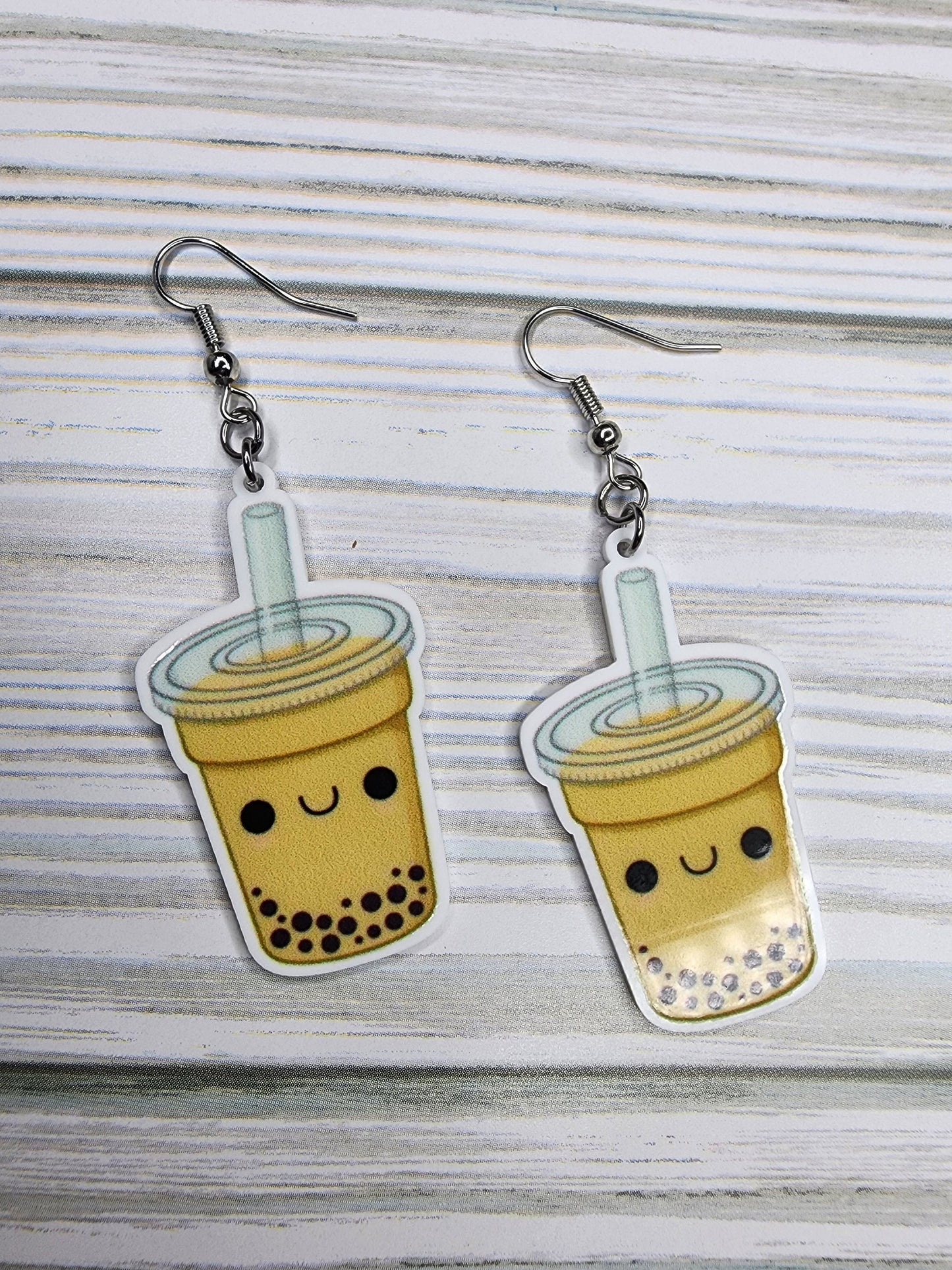 My Cute Boba Bubble Tea Earrings