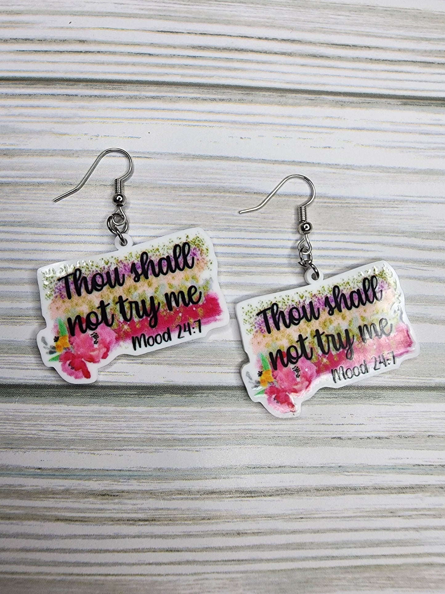 Sarcastic & Funny Quotes Earrings You Choose