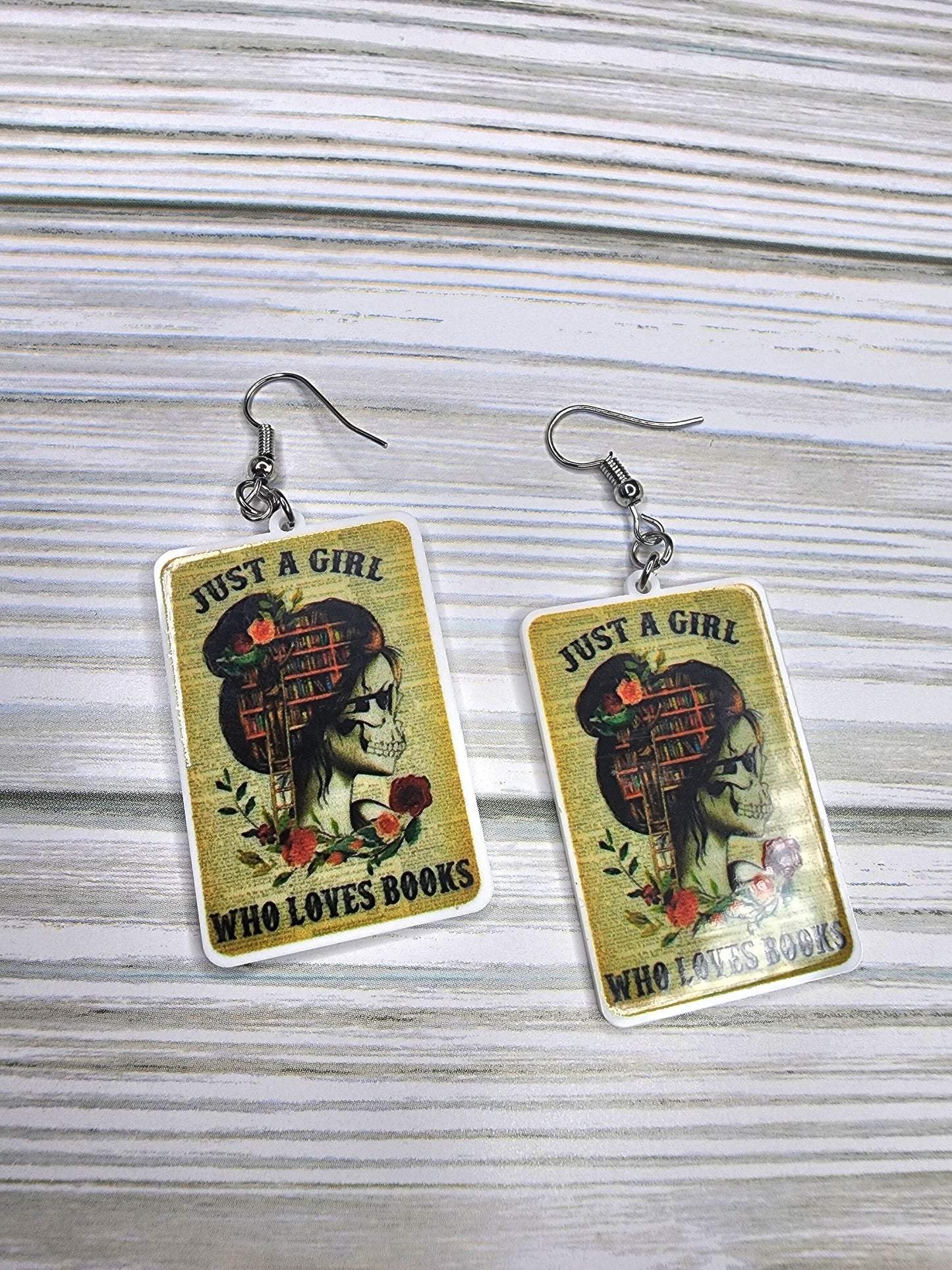 Books & Boombox Earrings You Choose