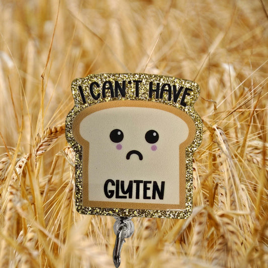 Gluten Free Retractable Badge Reel Work ID