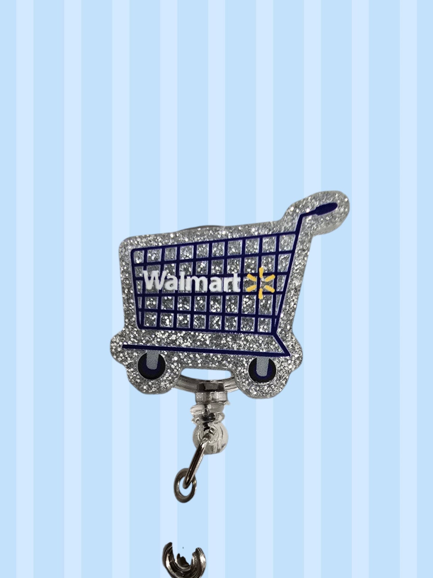 My Favorite Store Shopper Retractable Badge Reel Work ID You Choose