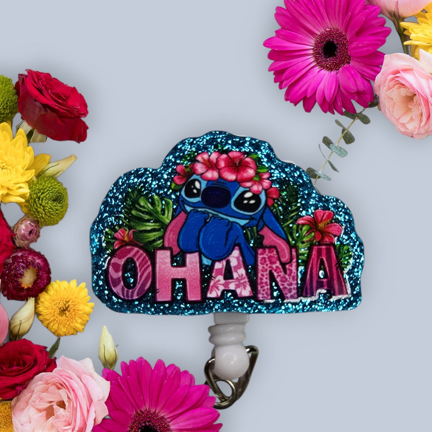 Ohana Retractable Badge Reel Work ID