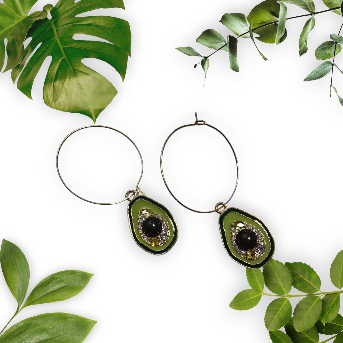 My Love For Avocado Cluster Nugget Earrings You Choose